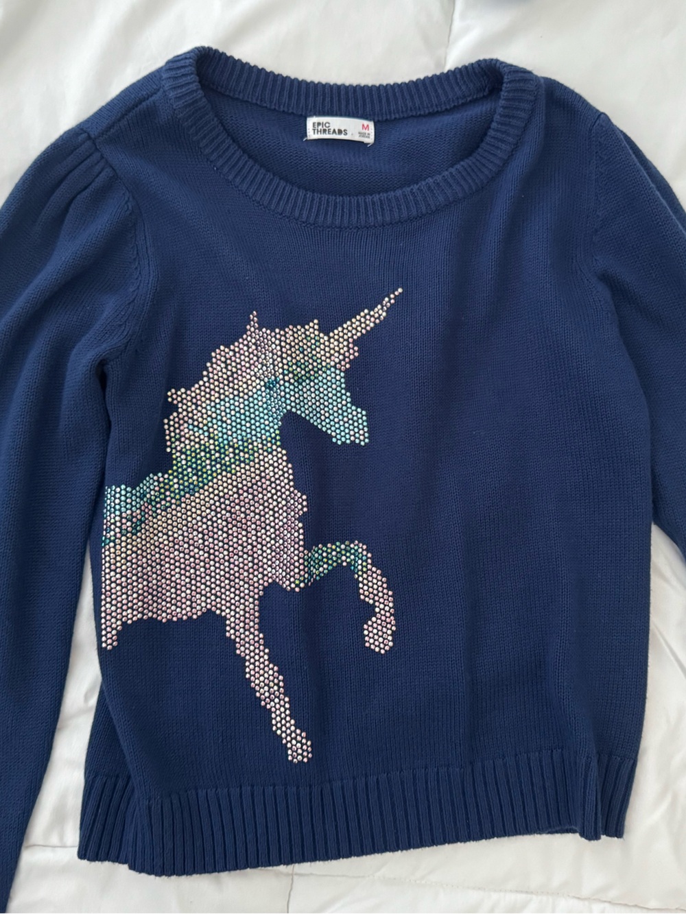 Epic Threads Navy Blue Crewneck Sweater